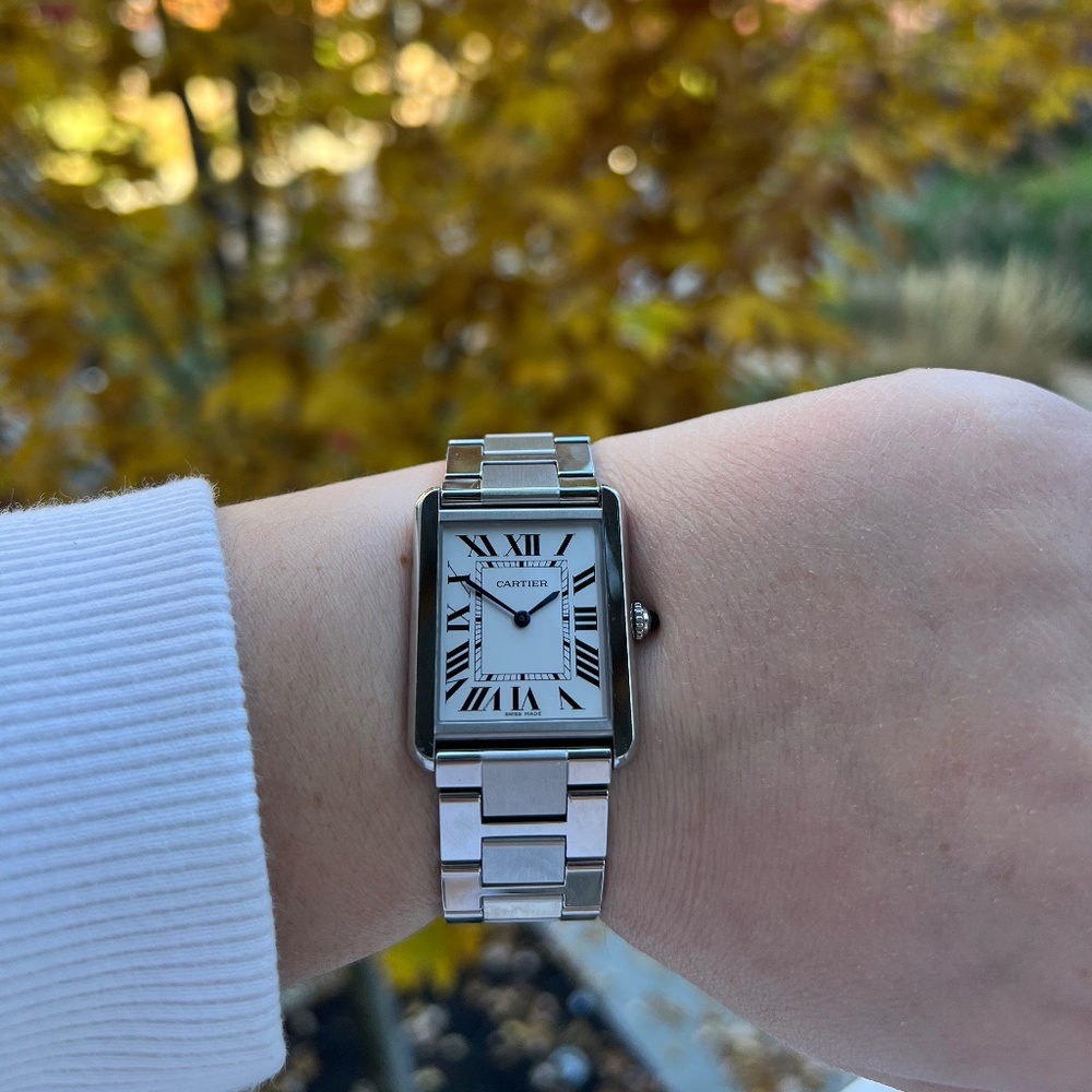 Cartier Tank Solo Watch - Large - DISCONTINUED MODEL IN GOOD PRE-OWNED CONDITION